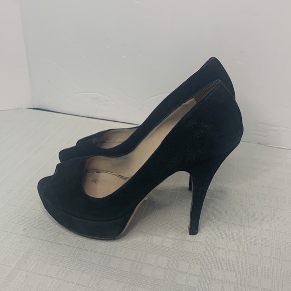 Prada black peep toe heels size 36 - Picture 4 of 9